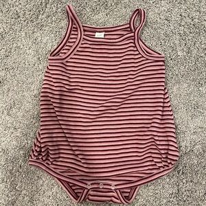 Kate Quinn striped bubble romper